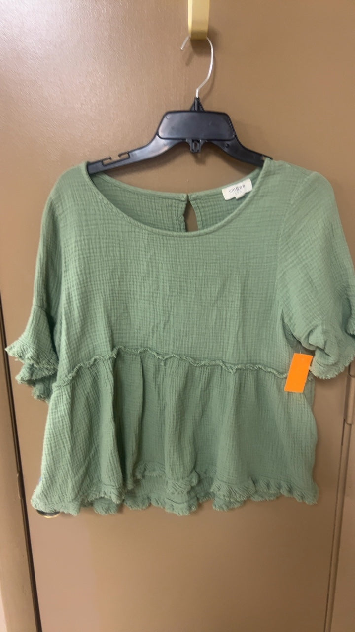 Umgee Blouse Medium Green