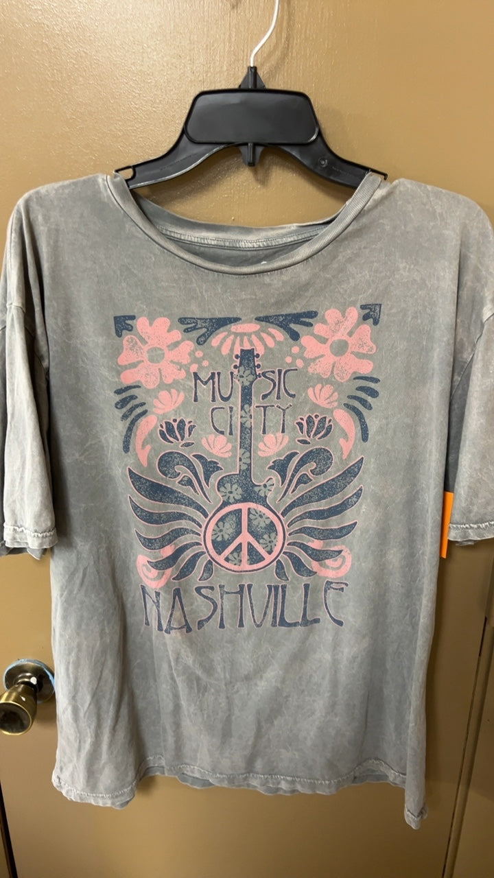 Nash T-Shirt Medium Gray