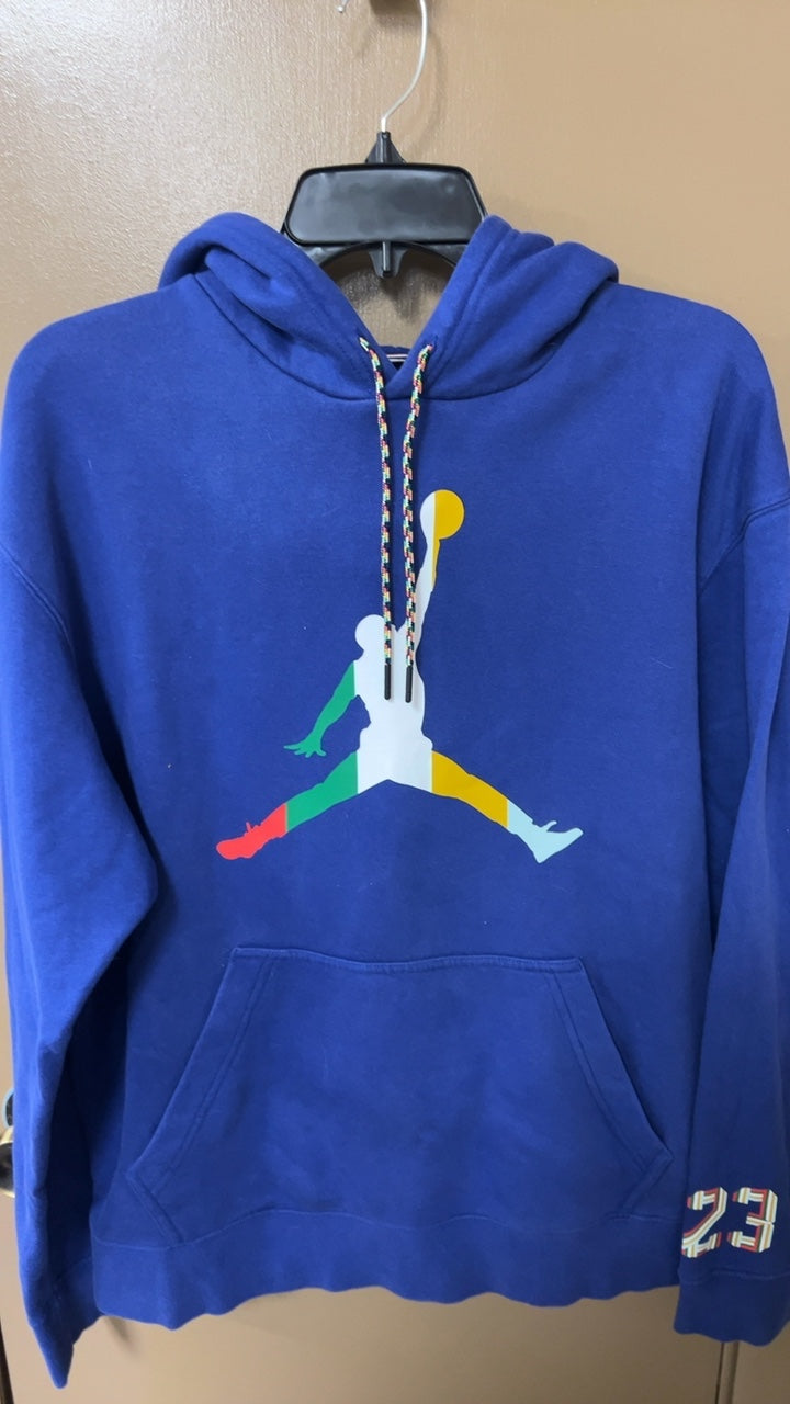 Air Jordan Hoodie MENS MEDIUM Blue