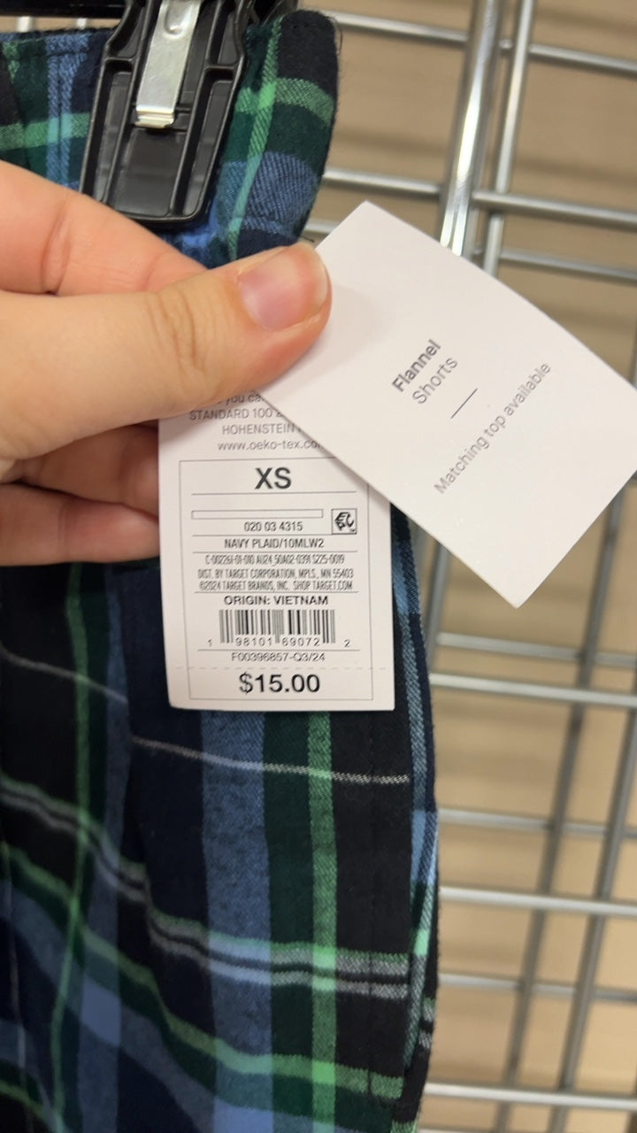 auden Shorts pj Blue, Green, Black