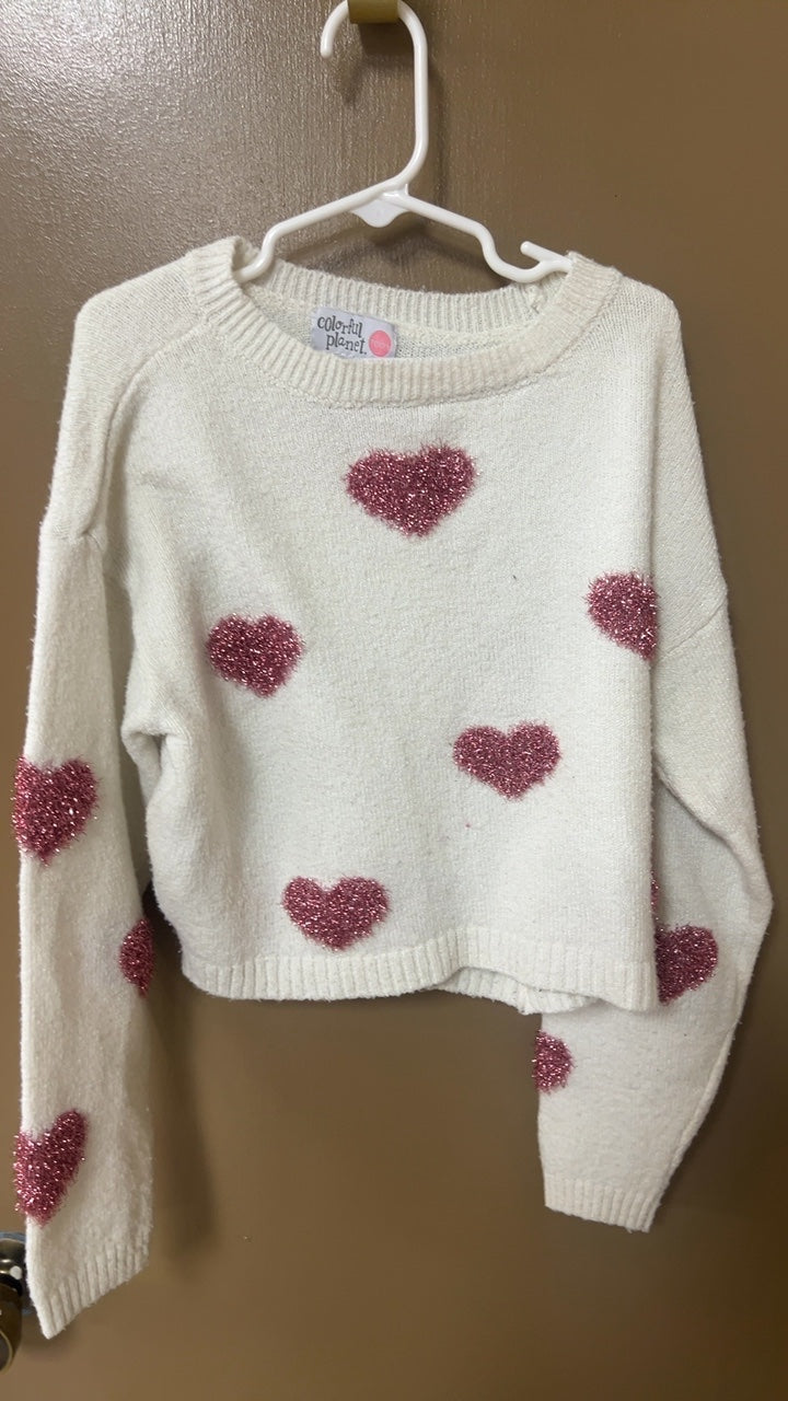 Colorful Planet Sweater YOUTH Medium Cream