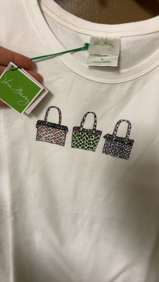Vera Bradley T-Shirt Medium White