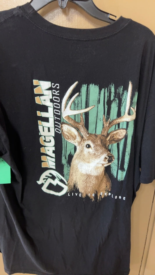 Magellan Outdoors T-Shirt MENS XXL Black