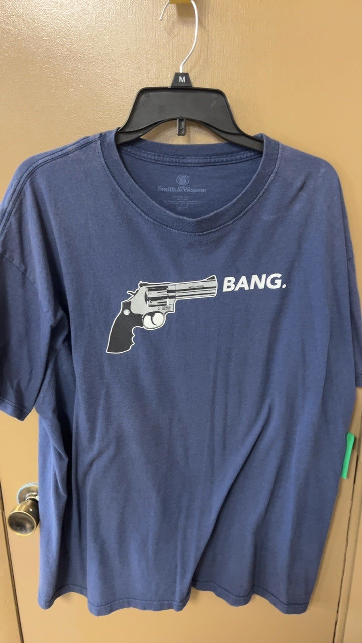 Smith & Wesson T-Shirt MENS XXL Blue