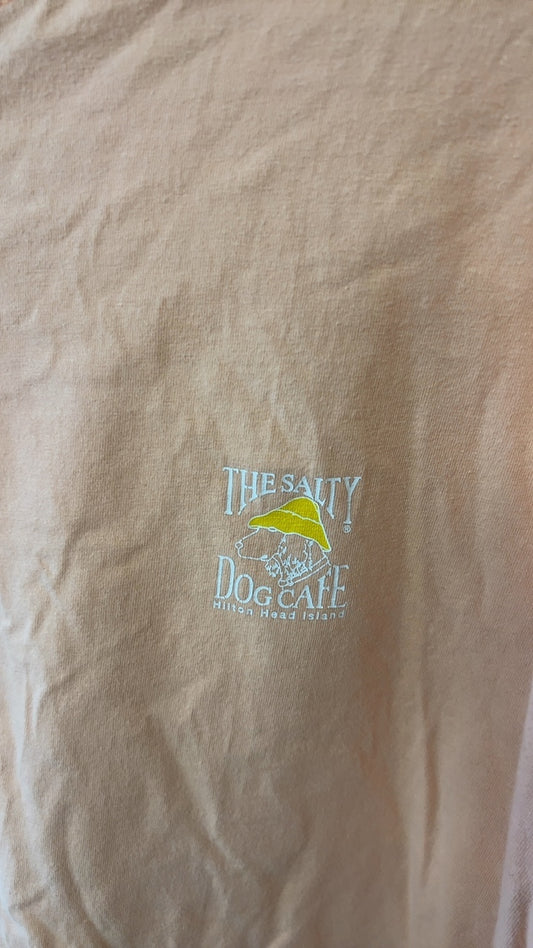 T-Shirt XL Peach Salty Dog