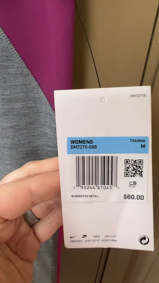 Nike Pants gray and purple NWT