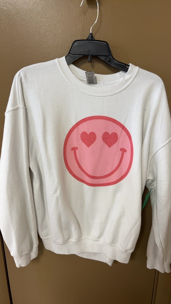 Sweater Large smiley hearts