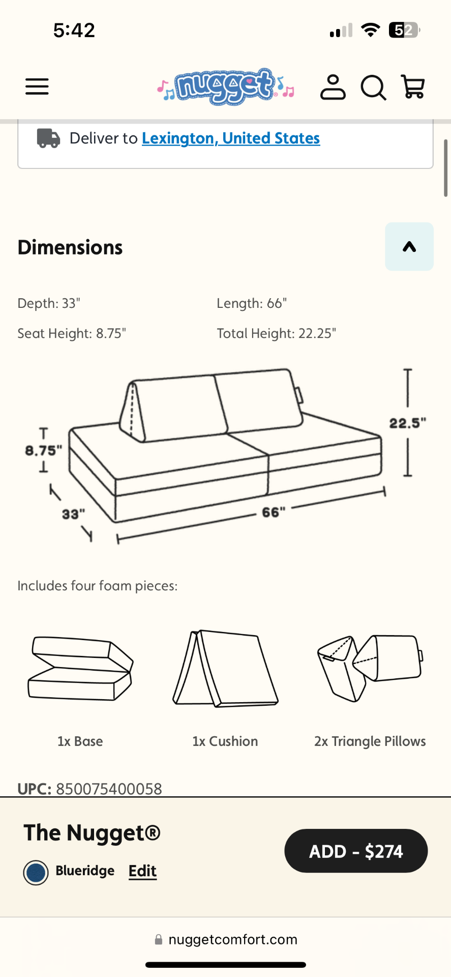 Nugget Sofa
