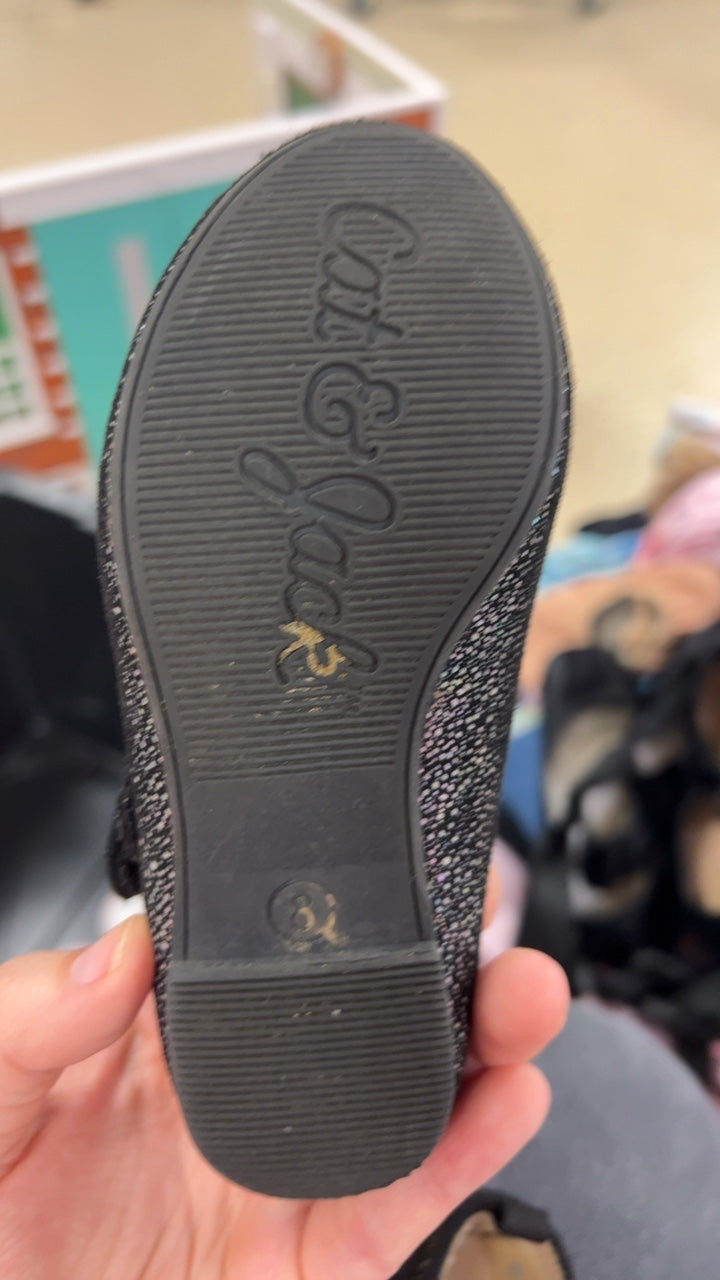 Black Flats Shoes Youth 8