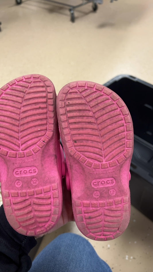 Crocs Sandals Youth 12 Pink