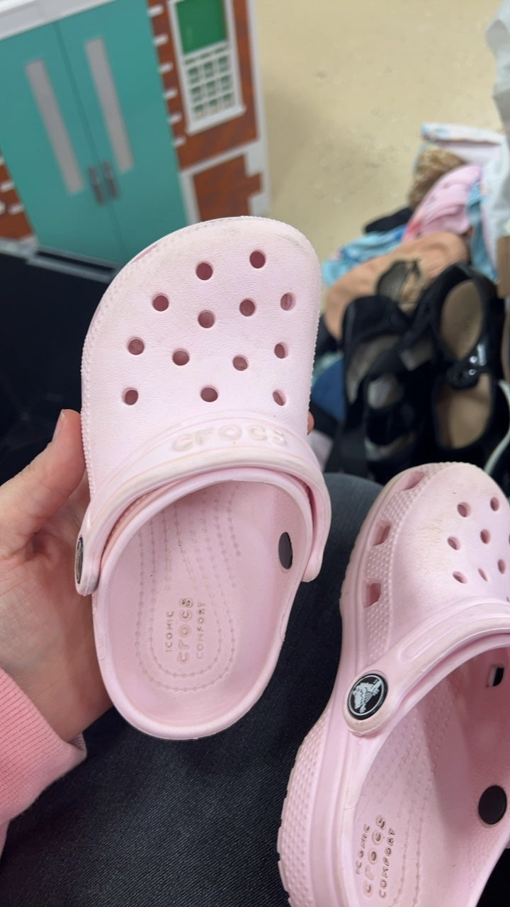 Crocs Slippers Youth 10 pink