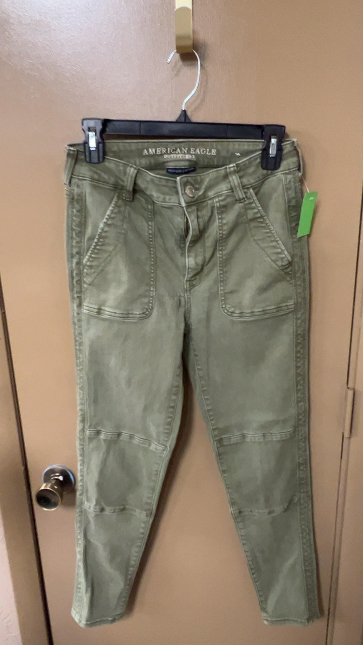 American Eagle Green Pants 8