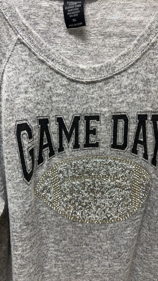 Game Day Sparkle Sweatshirt XL