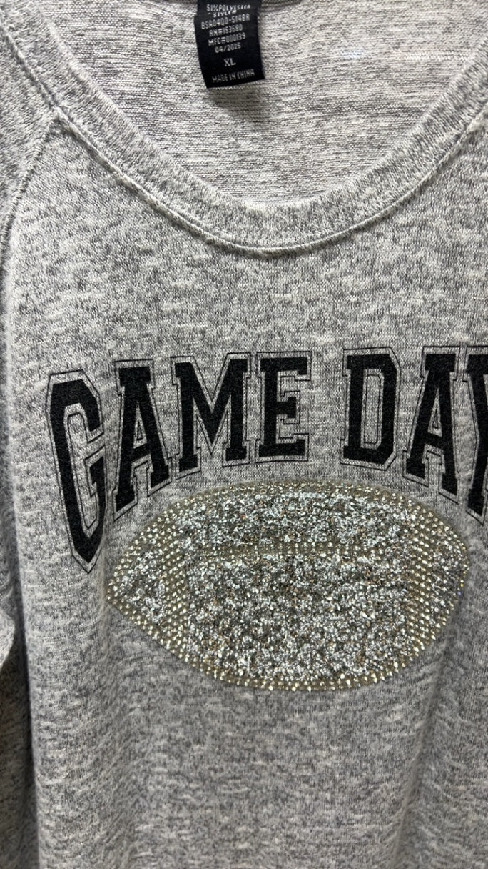 Game Day Sparkle Sweatshirt XL