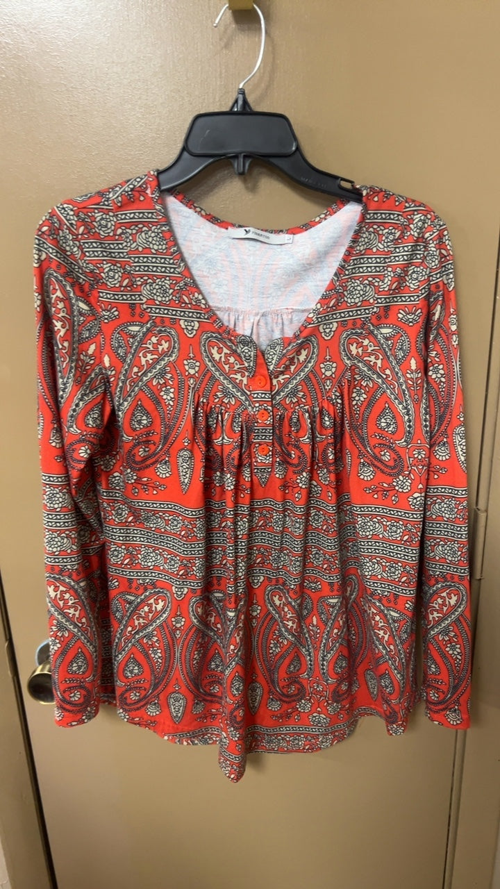 Blouse Large Orange