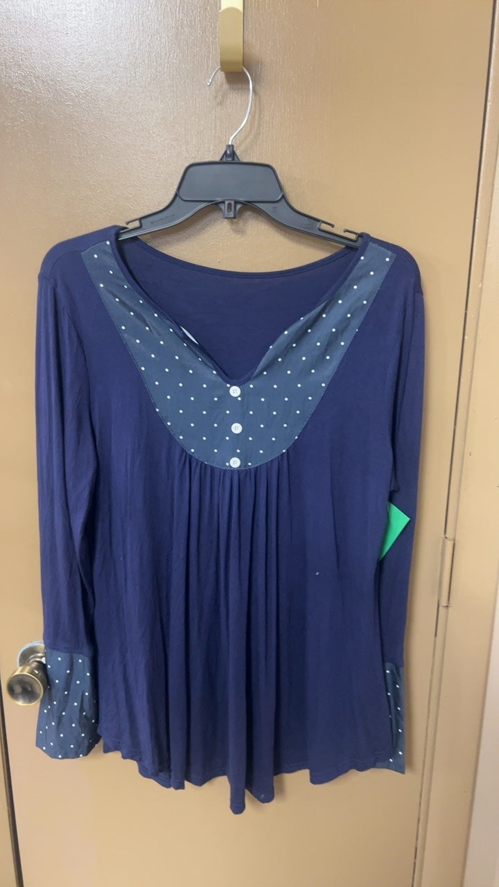 Blouse Large Navy