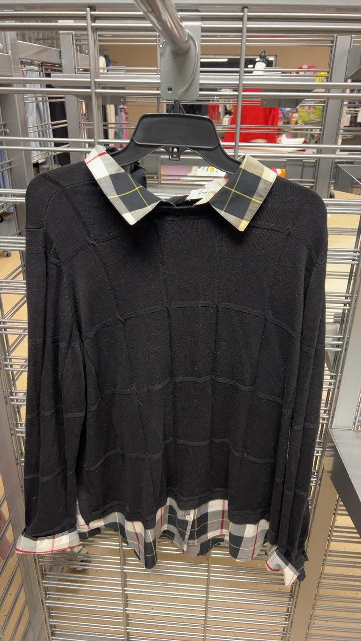 Black Sweater 2X