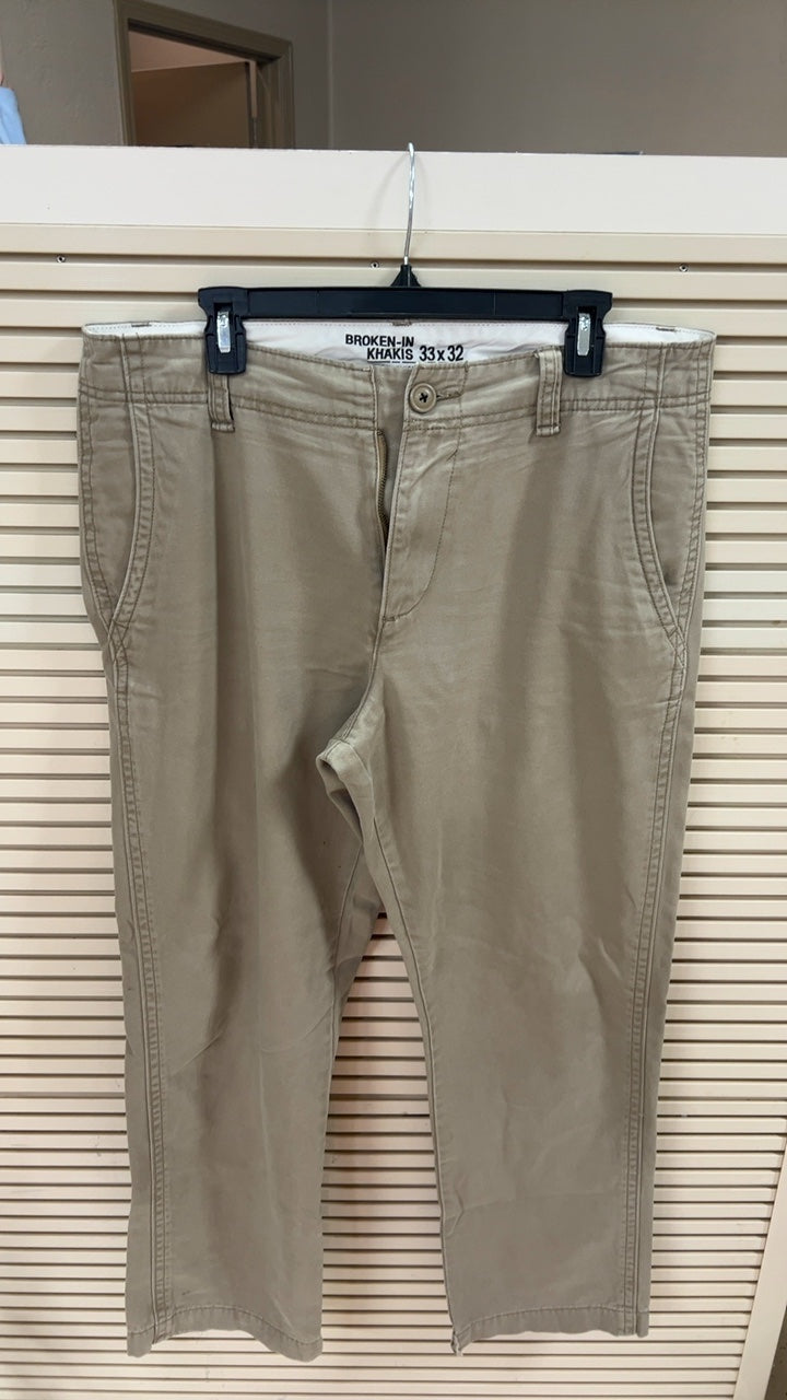 Broken-in Khakis Pants MENS 33x32