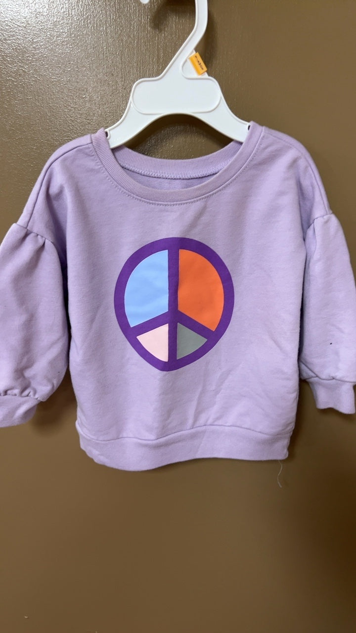 Peace Sweatshirt YOUTH 12m