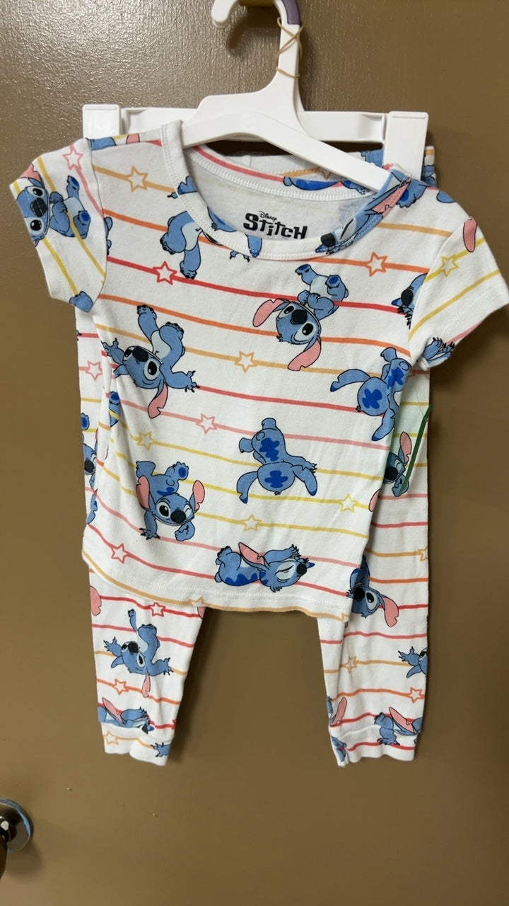Disney Stitch PJ Set Youth 5t
