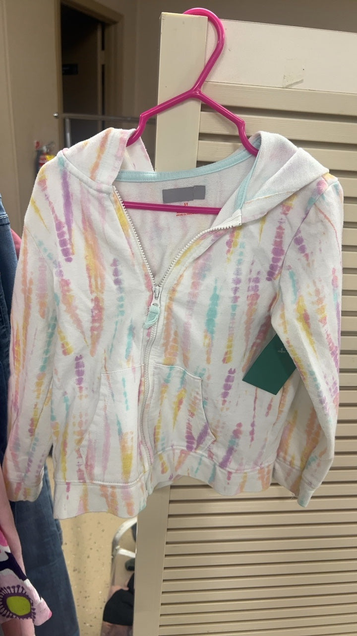tie dye Hoodie Youth 5T