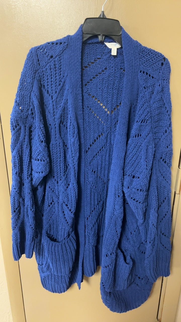 Blue Cardigan 3X