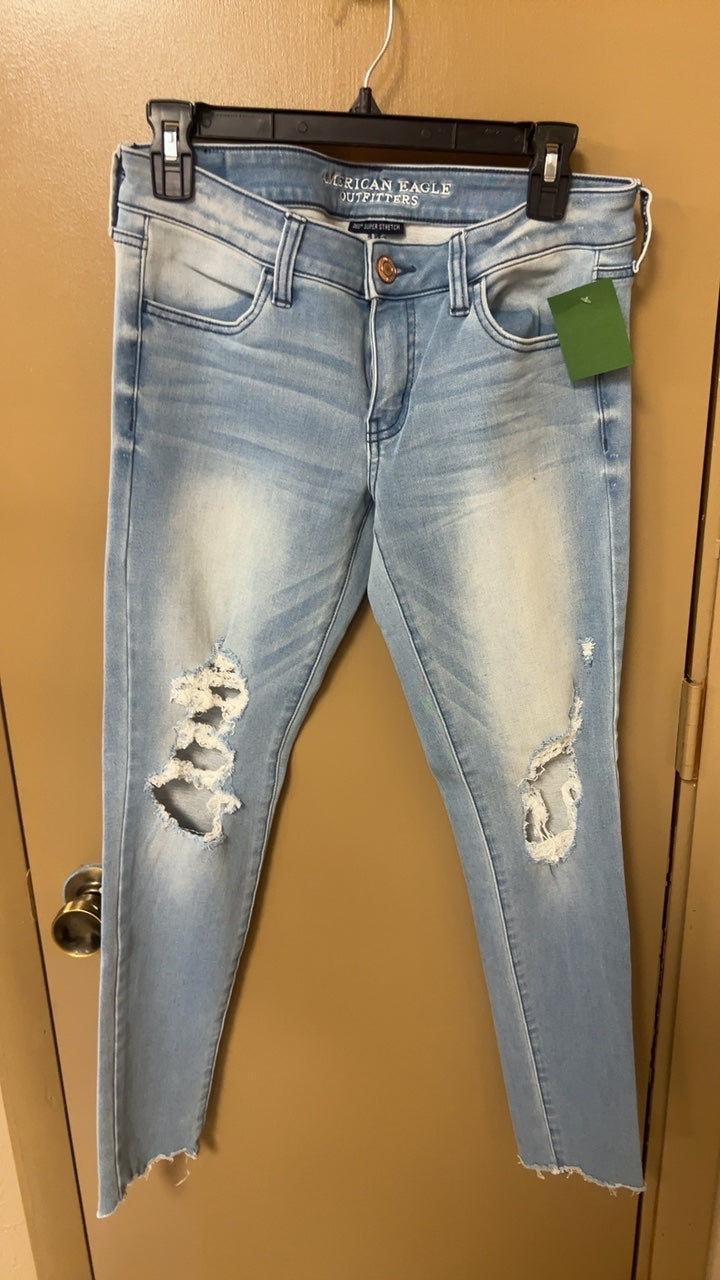 American Eagle Outfitters Light Wash Pants 10