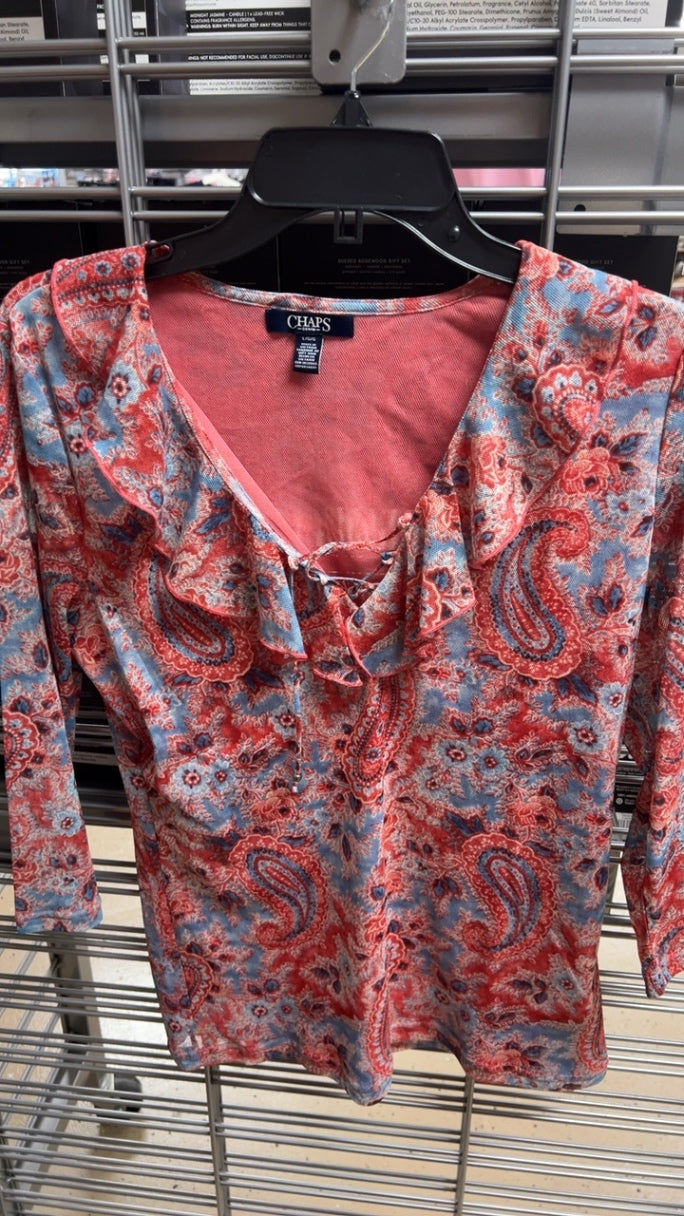 CHAPS Blouse Large