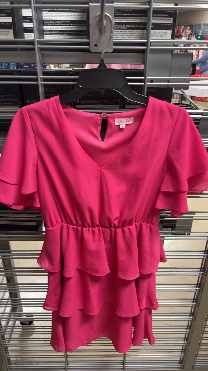 Pink Lily Dress Small