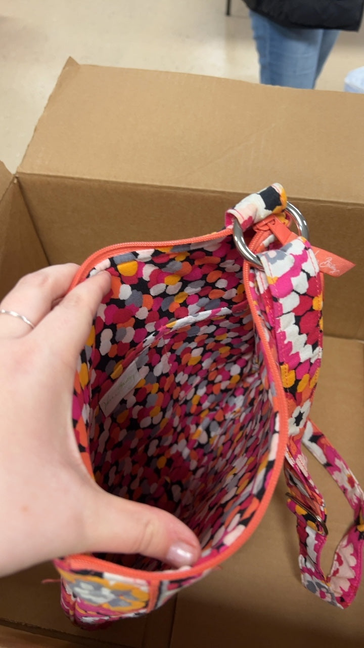 Vera Bradley Crossbody Bag pink and orange