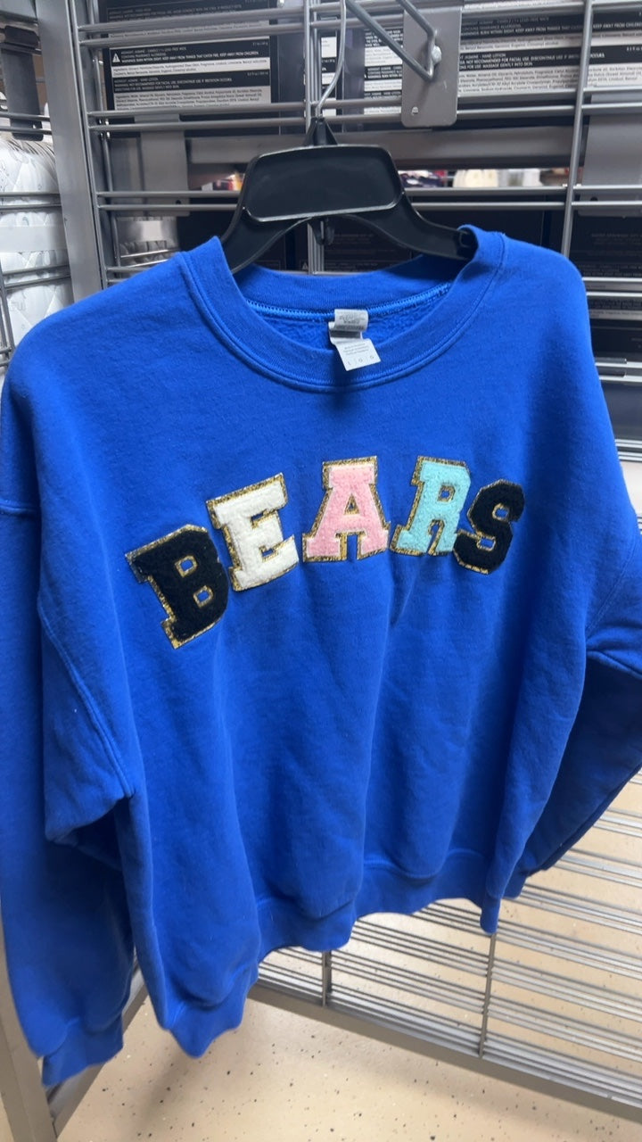 Bears Colorful Sweatshirt Large