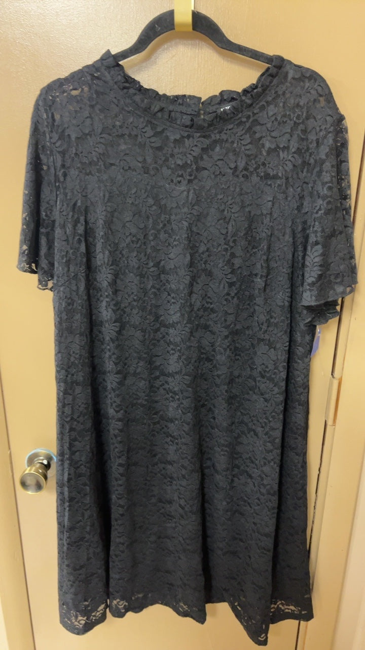 Black Lace Dress 3XL