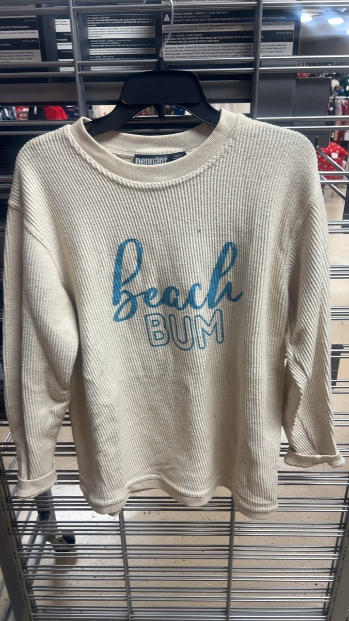 Pennant Corded Sweater Large
