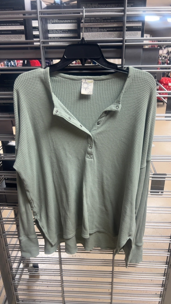 Aerie Henley Shirt Medium