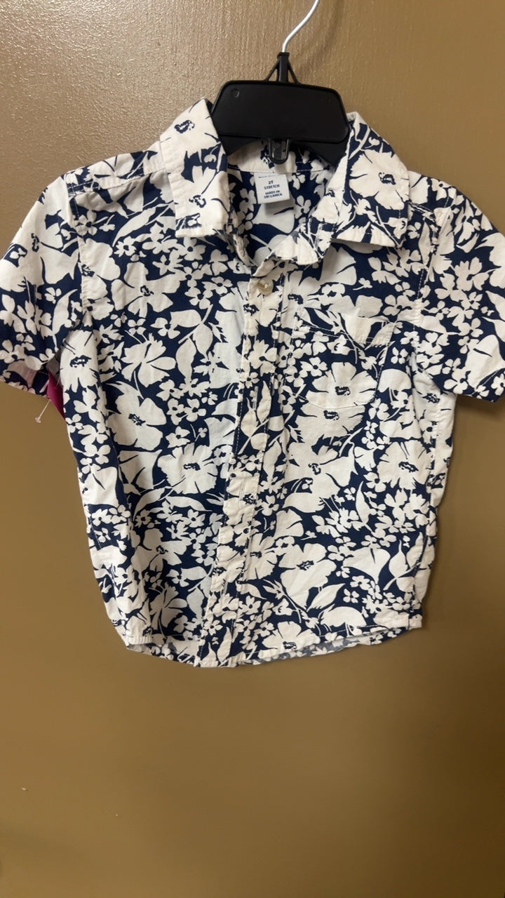 Floral Shirt Youth 2T