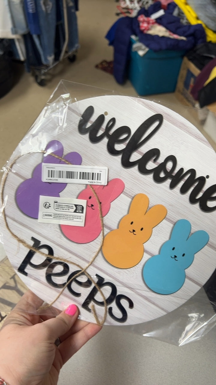 Peeps Decorative Sign