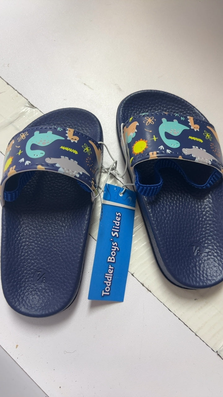 Toddler Boys Slides Slippers Youth7/8