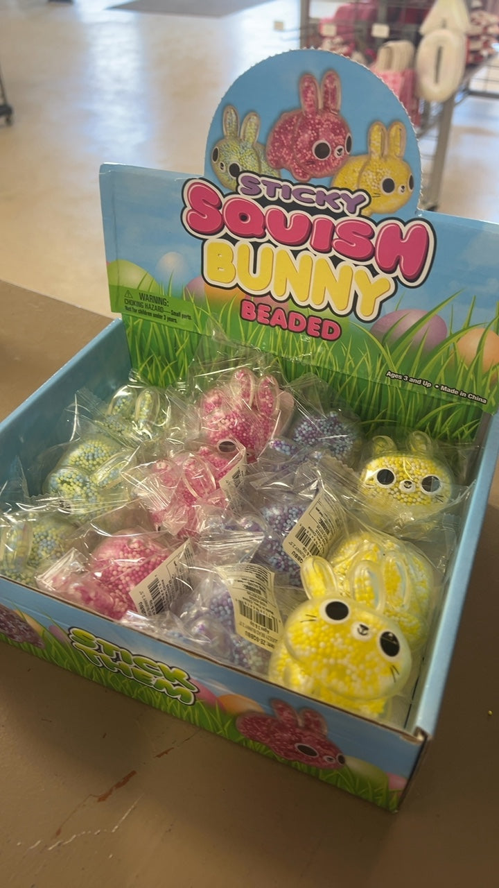 Sticky Squish Bunny Toys