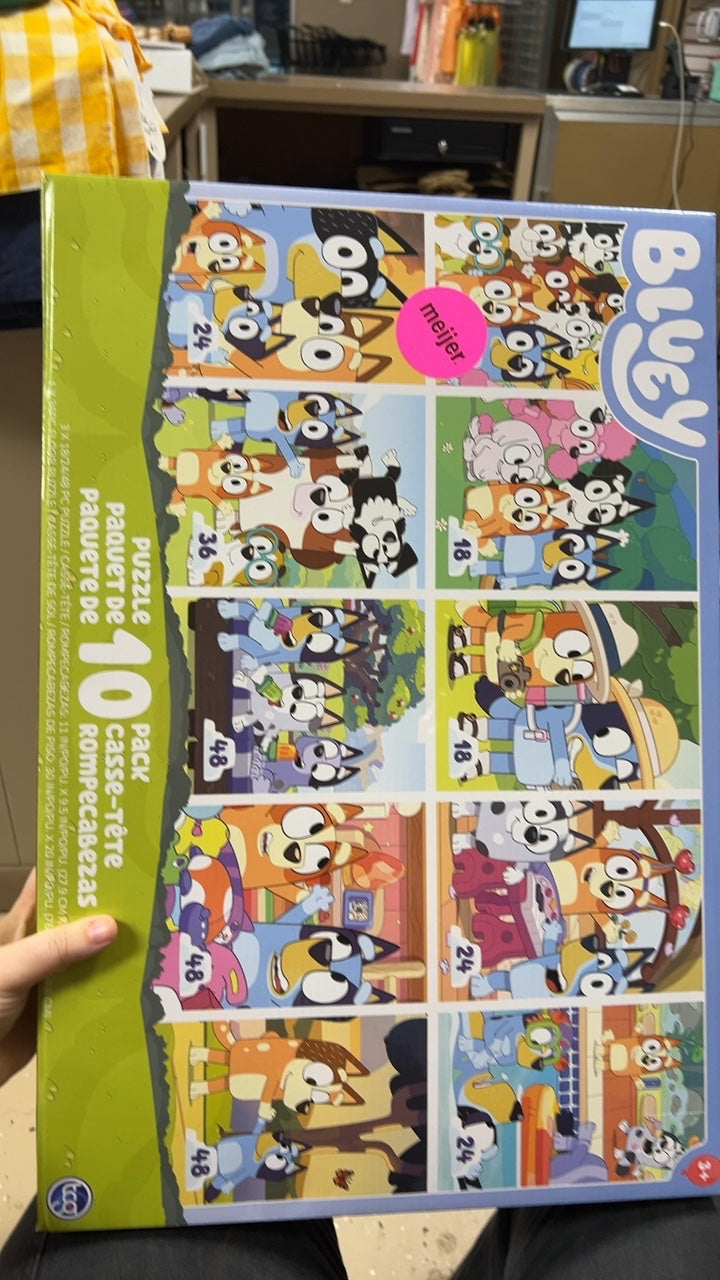 Huge Bluey Puzzle Set