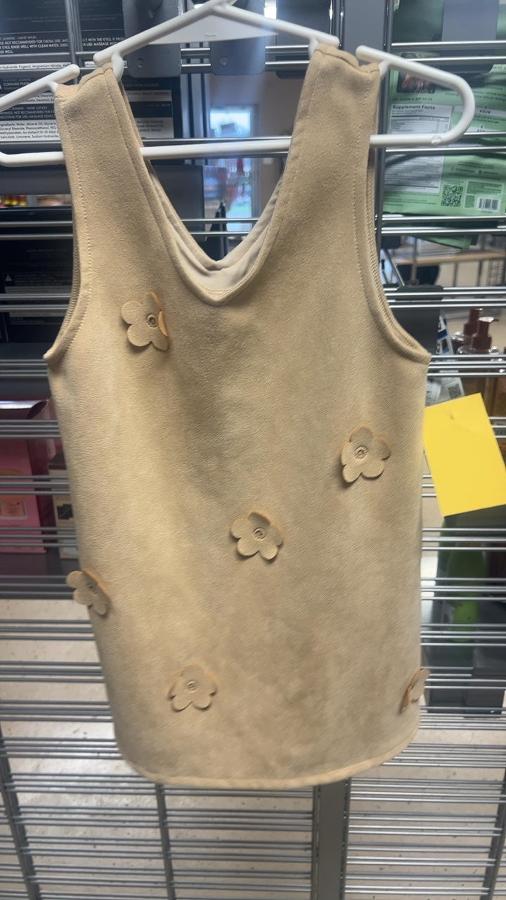 Beige Flower Dress Youth 4