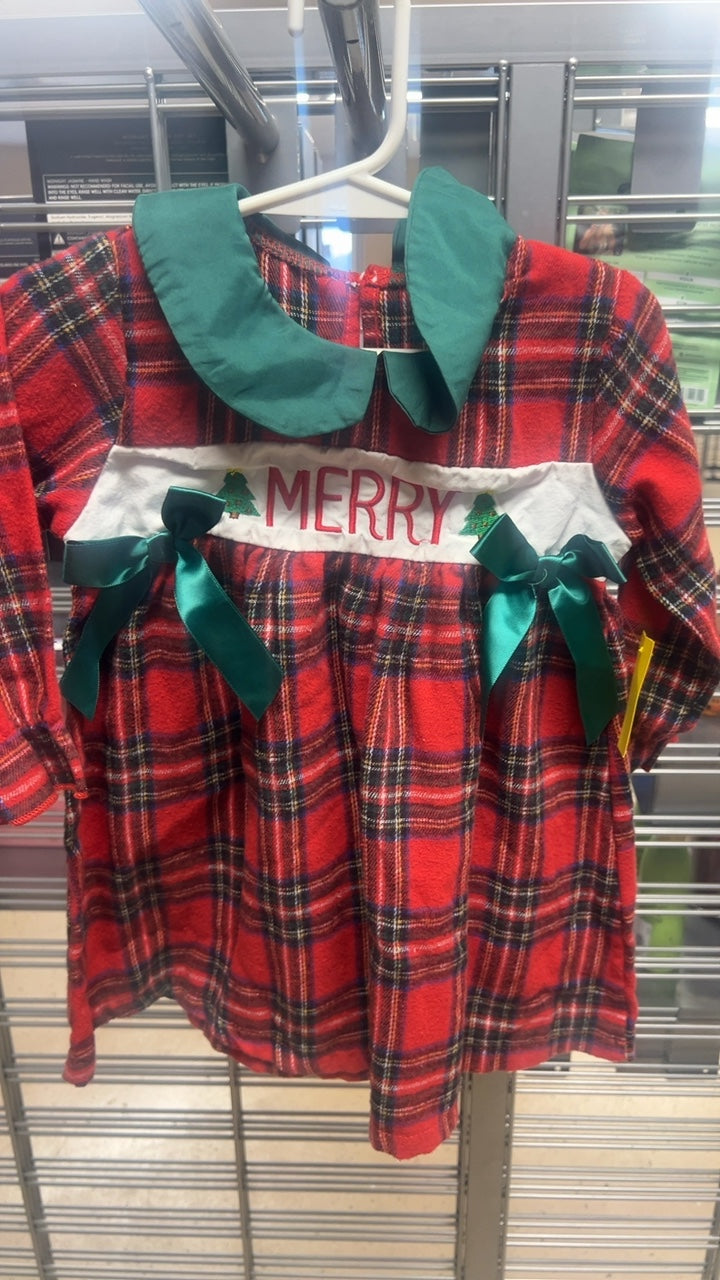 Christmas Dress YOUTH 12-18m