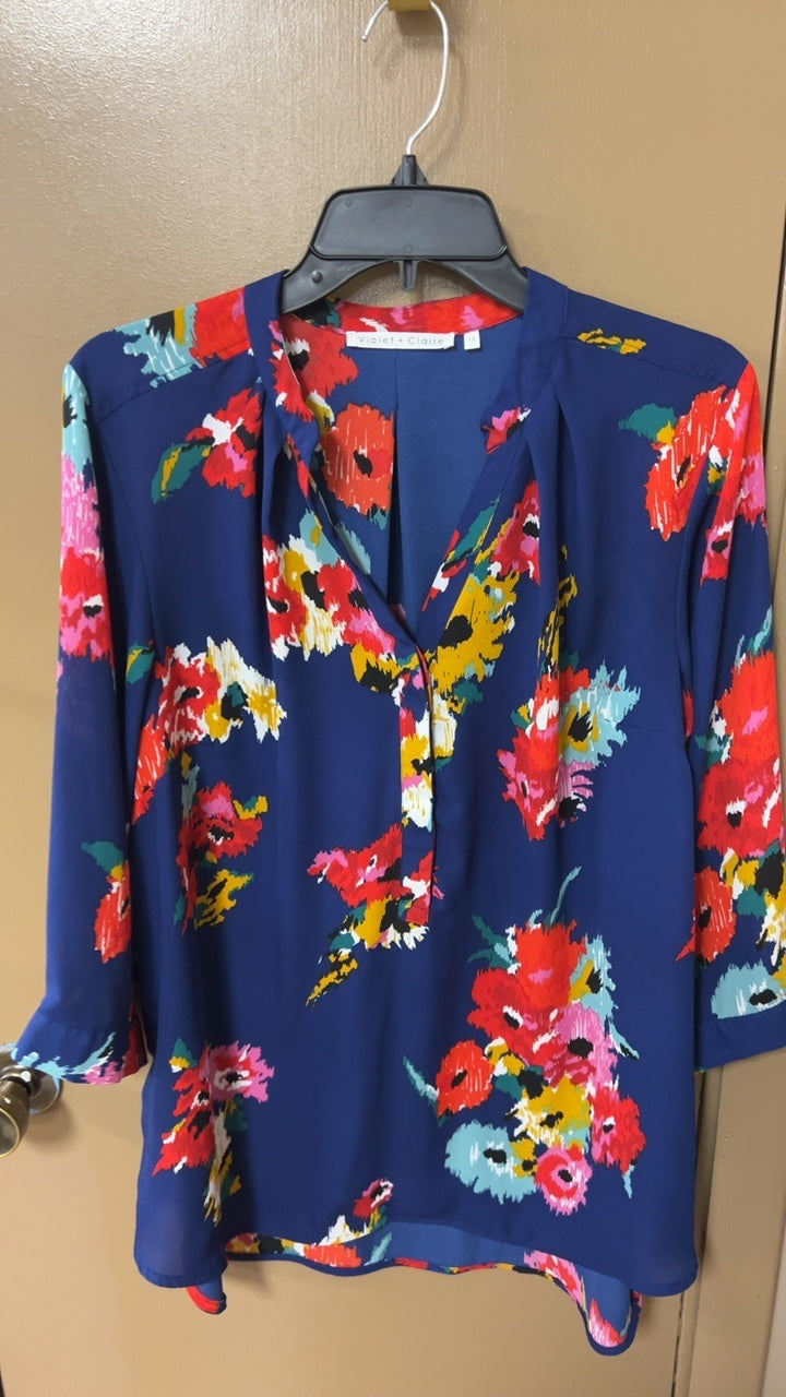 Violet Claire Blouse 1X