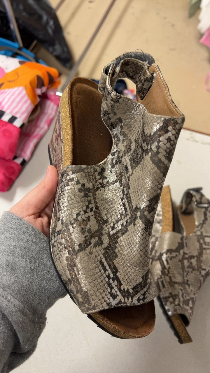 Snake Skin Wedges 8