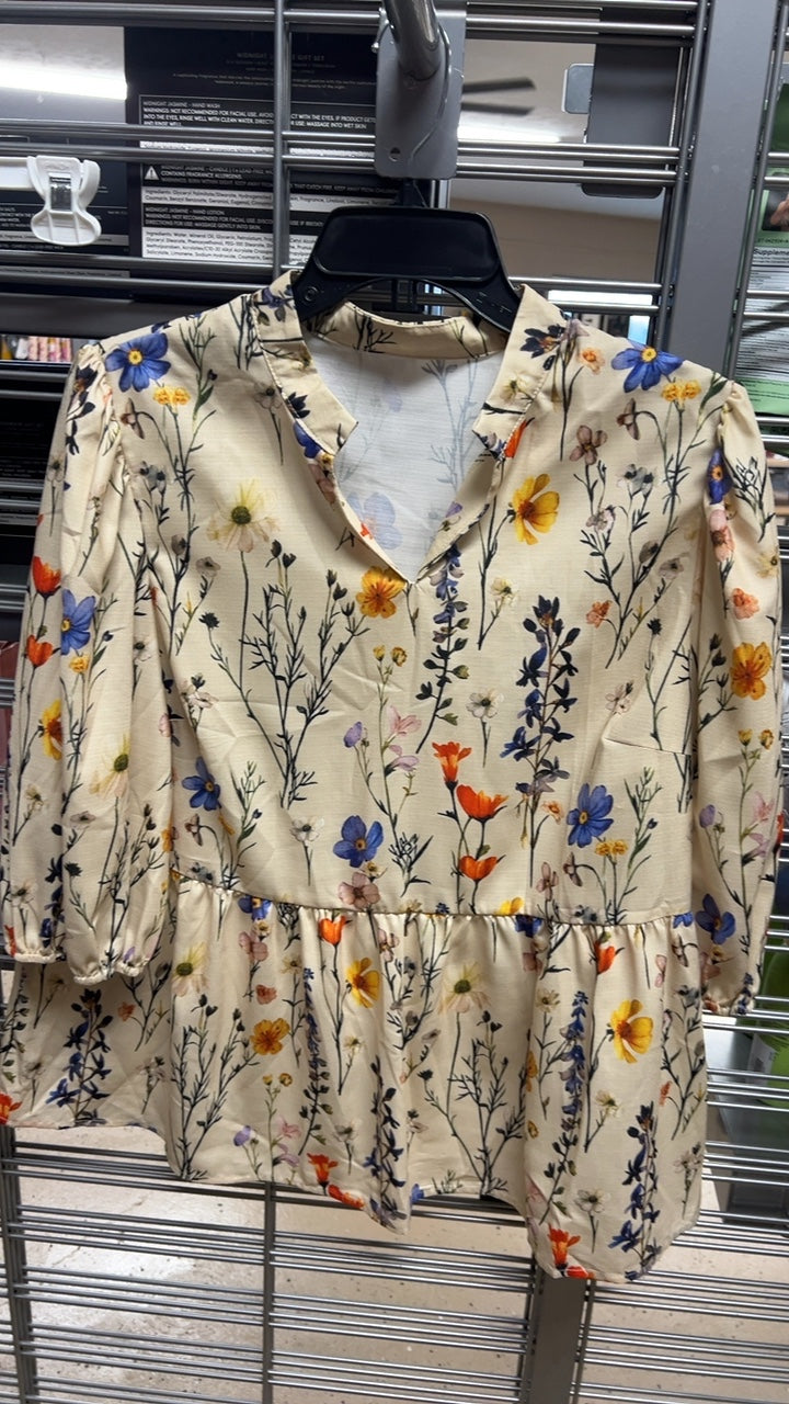 Flower Blouse XL