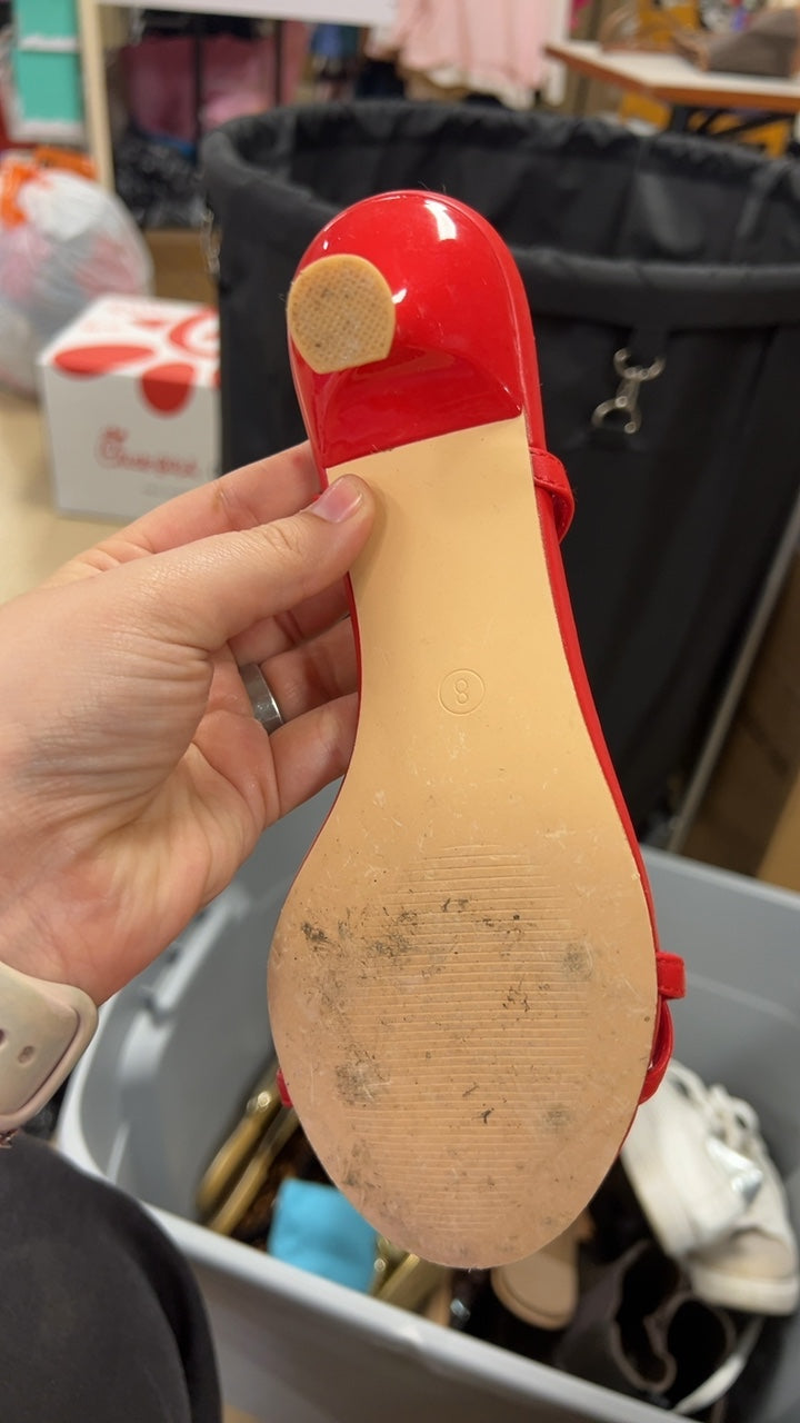 Red Sandals 8