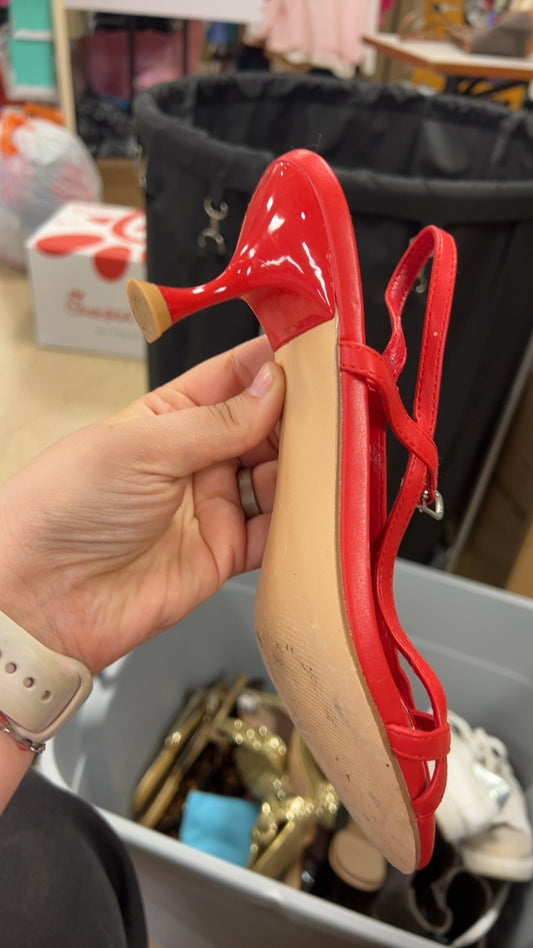 Red Sandals 8