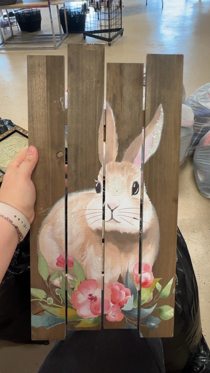 Decorative Plaque Bunny