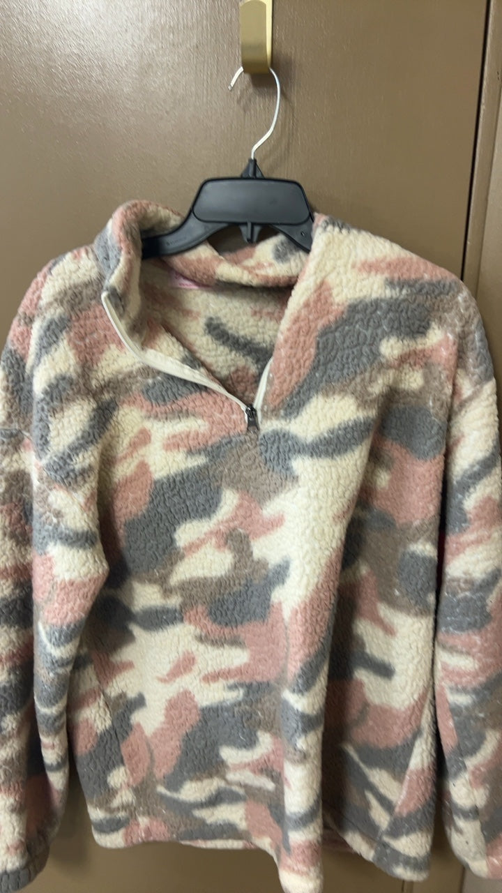 Pink Lily Sweatshirt Large