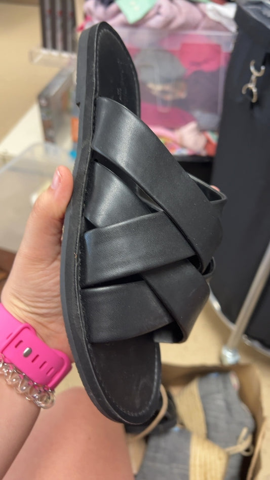Black Sandals 9.5