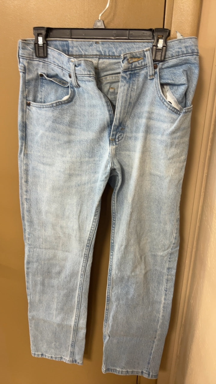 Wrangler Pants Mens 29x30 Light blue